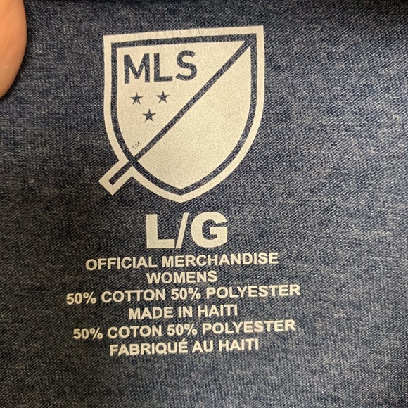 MLS Official Blue Real Salt Lake V-Neck Short Sleeve Shirt - Picture 3 of 4